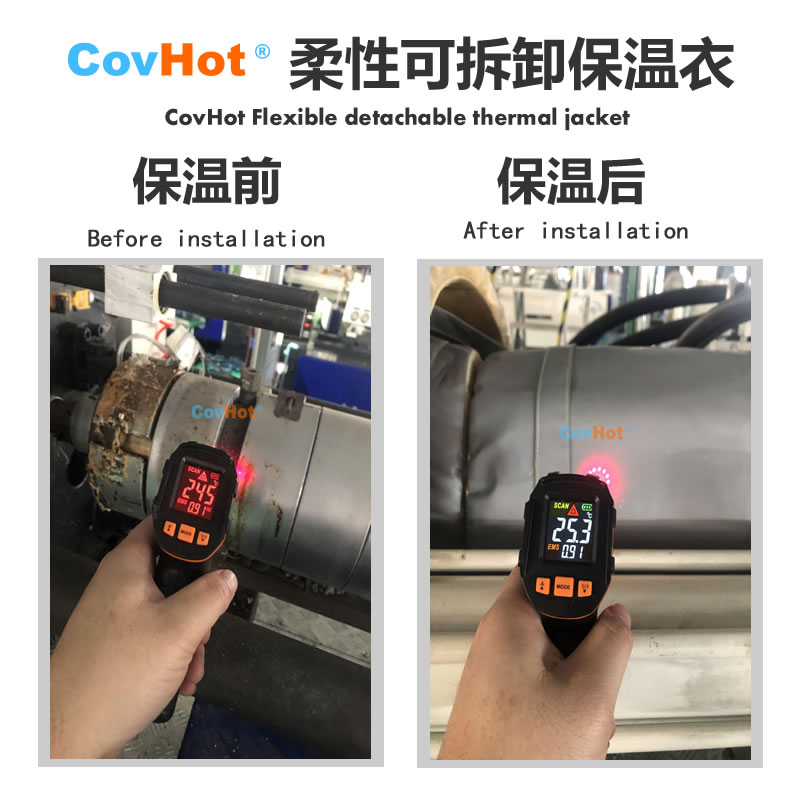 广东省某注塑生产企业注塑机炮筒节能保温案例